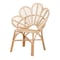 Baxton Studio Bianca Modern Bohemian Natural Brown Rattan Flower Chair 226-13115-ZORO - alternate 1